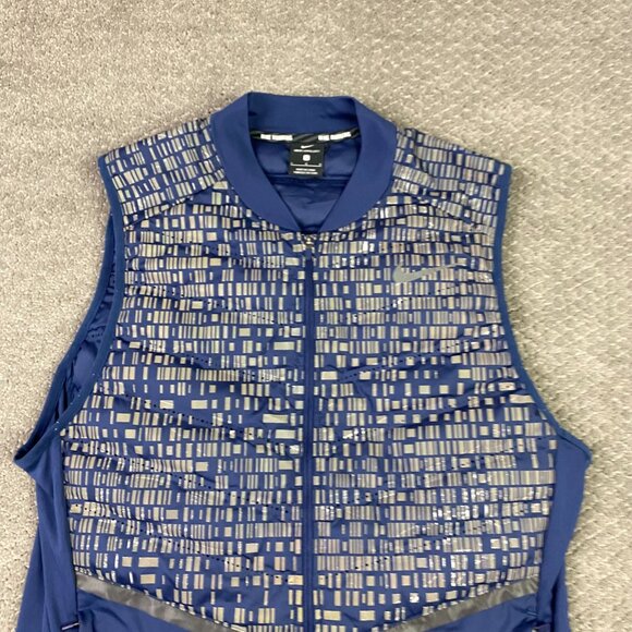Nike Running Aeroloft Gilet Vest Flash Reflective Down 800 Fill Men's Large - Picture 2 of 16